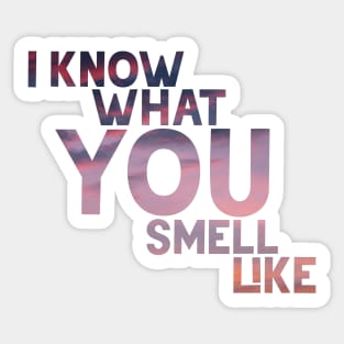 What You Smell Like (sunset) Sticker